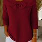 Women's solid color knit sweater