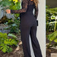 Women's Lace Off Shoulder Pant Jumpsuits