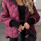 Women's casual cotton hooded jacket