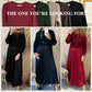 Women's solid color Long Sleeve Jumper & Pleated Bottom Dress