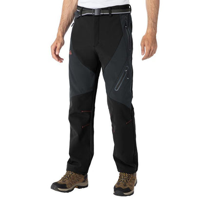 🏆LAST DAY SALE 50% OFF!!🔥Men's Waterproof Trousers with Fleece Lining Cargo Pants
