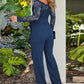 Women's Lace Off Shoulder Pant Jumpsuits