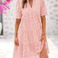 💥Last Day Special Sale 49% OFF💃Women's Elegant Hollow Out Lace Ruffle Casual Mini Dress