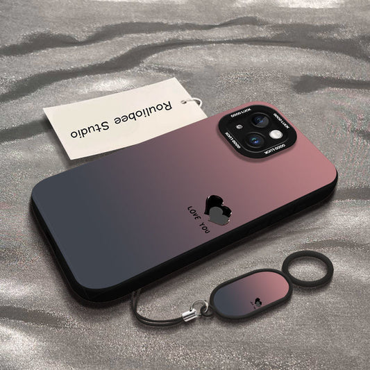 Gradient Matte iPhone Case – LOVE YOU & LUCKY Smiley Designs