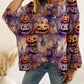 Women's Halloween Loose Fit Batwing Knit Sweater
