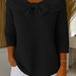 Women's solid color knit sweater