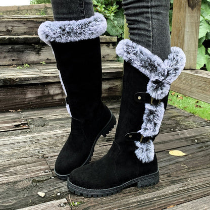 ❄️ Winter Hot Sale -60% OFF🔥Women's thick, plush, mid-calf snow boots