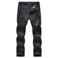 🏆LAST DAY SALE 50% OFF!!🔥Men's Waterproof Trousers with Fleece Lining Cargo Pants