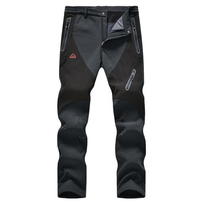 🏆LAST DAY SALE 50% OFF!!🔥Men's Waterproof Winter Trousers with Fleece Lining Cargo Pants