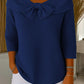 Women's solid color knit sweater