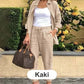 Women's cotton linen long sleeve blouse and pants set✨