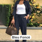 Women's cotton linen long sleeve blouse and pants set✨