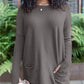 💝HOT SALE 49% OFF🎉New long sleeve casual pocket t-shirt
