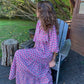 👗👗Women's Elegant Puff Sleeve Floral Boho Maxi Dress