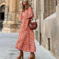 👗👗Women's Elegant Puff Sleeve Floral Boho Maxi Dress
