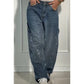 💐 Women's Straight Jeans with Rhinestones