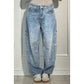 💐 Women's Straight Jeans with Rhinestones