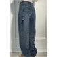 💐 Women's Straight Jeans with Rhinestones