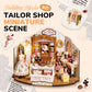 🎁Tailor Shop Miniature Scene Building Blocks Kit
