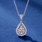 ⏰Limited Time Offer 50% OFF🎉🥰Sterling Silver Moissanite Drop Necklace