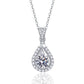 ⏰Limited Time Offer 50% OFF🎉🥰Sterling Silver Moissanite Drop Necklace