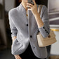 [Best Gift For Her] Women's Knitted Cardigan Jacket With Button