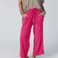 Women’s Comfortable Wide-Leg Elastic Waist Pants
