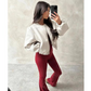 Women's Casual Zip Up Crop Jacket