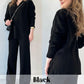 V-Neck Casual Slit Knitted Two-Piece Set - Effortless Elegance for Every Occasion