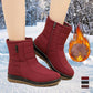 Women's Plush-Lined Non-slip Waterproof Snow Boots