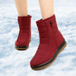 Women's Plush-Lined Non-slip Waterproof Snow Boots