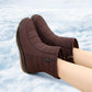 Women's Plush-Lined Non-slip Waterproof Snow Boots
