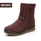Women's Plush-Lined Non-slip Waterproof Snow Boots