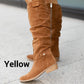 High Shaft Low Heel Side Zipper Women's Boots