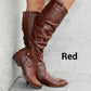 High Shaft Low Heel Side Zipper Women's Boots