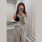 Women’s Casual Zip Up 2-Piece Set