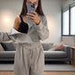 Women’s Casual Zip Up 2-Piece Set