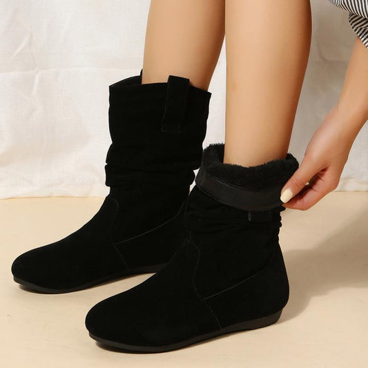 Fashion Comfy Round Toe Warm Winter Boots