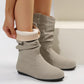 Fashion Comfy Round Toe Warm Winter Boots