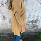 💖LAST DAY SPECIAL PRICE: ￡15.99!!💖Cozy Knit Long Sleeve Tunic Top with Side Slits