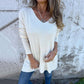 💖LAST DAY SPECIAL PRICE: ￡15.99!!💖Cozy Knit Long Sleeve Tunic Top with Side Slits