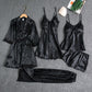 🌸LAST DAY SALE 60% OFF🌙Women's Sexy Lace Trim Sleepwear Five-Piece Sets