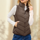 Women's Warm Stand Collar Vest