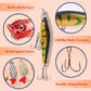 Sturdy Realistic Fishing Lures with Advent Calendar Display Set
