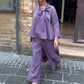 Long Sleeve Cape Top & Pants 2-Piece Set