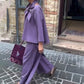 Long Sleeve Cape Top & Pants 2-Piece Set
