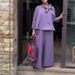 Long Sleeve Cape Top & Pants 2-Piece Set