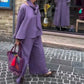Long Sleeve Cape Top & Pants 2-Piece Set