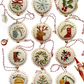 Hand Embroidery Christmas Ornaments Kit