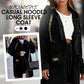 Women's Casual Hooded Long Sleeve Coat